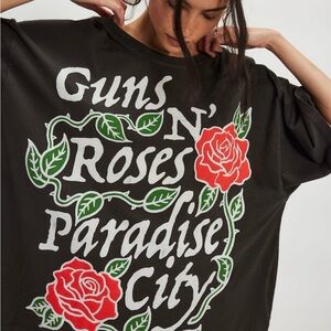 Free People/ Daydreamer Guns N Roses Paradise City TShirt NWT